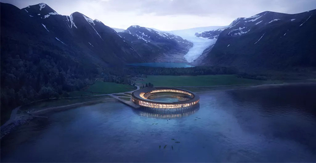 Ett av världens miljövänligaste lyxhotell byggs